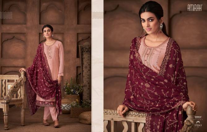 Amirah Gulnaz Vol 2 Chinnon Silk Designer Salwar Kameez Catalog